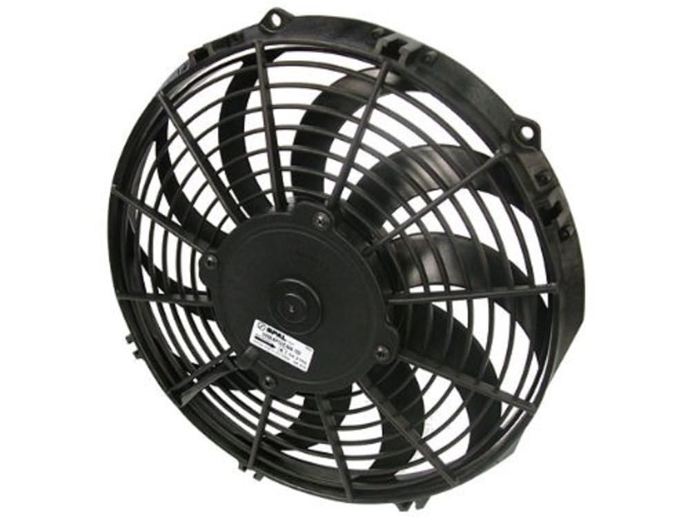 Spal 30100411 11-Inch Curved Blade Puller Fan - High Performance Cooling Fan for Automotive, HVAC, and Industrial Applications