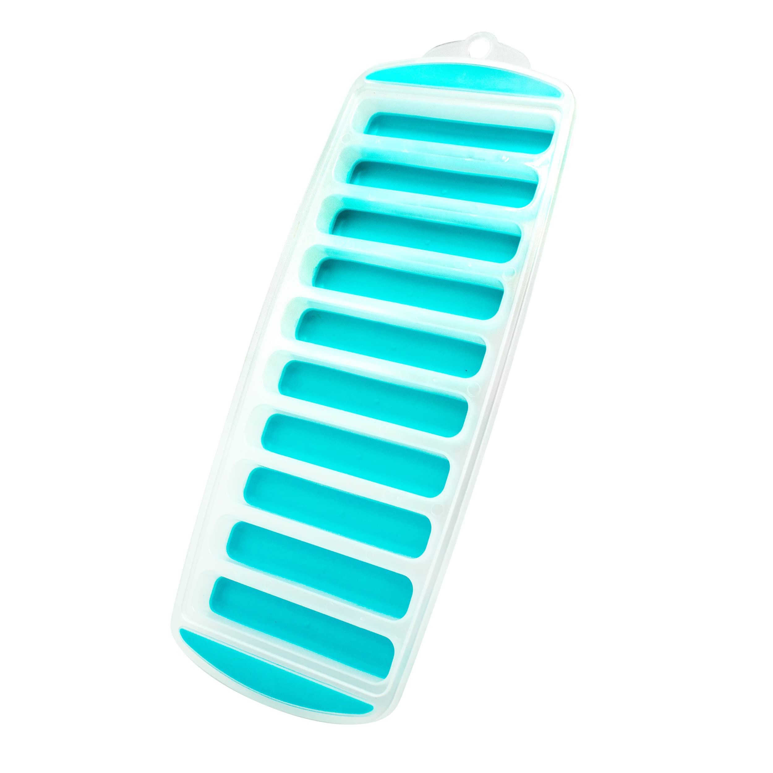 **Reusable Silicone & Plastic Ice Cube Stick Tray for Water Bottles – Easy Push & Pop Ice Cubes – 1 Pack – Perfect for Sports, Hiking, and Outdoor Activities**