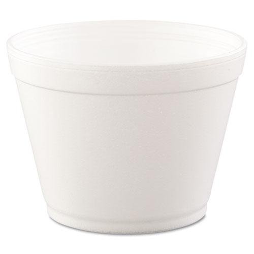 16oz White Foam Hinged-Lid Food Containers (16MJ32) - 25/Bag, 20 Bags/Carton - Perfect for Takeout, Meal Prep & Leftware Storage