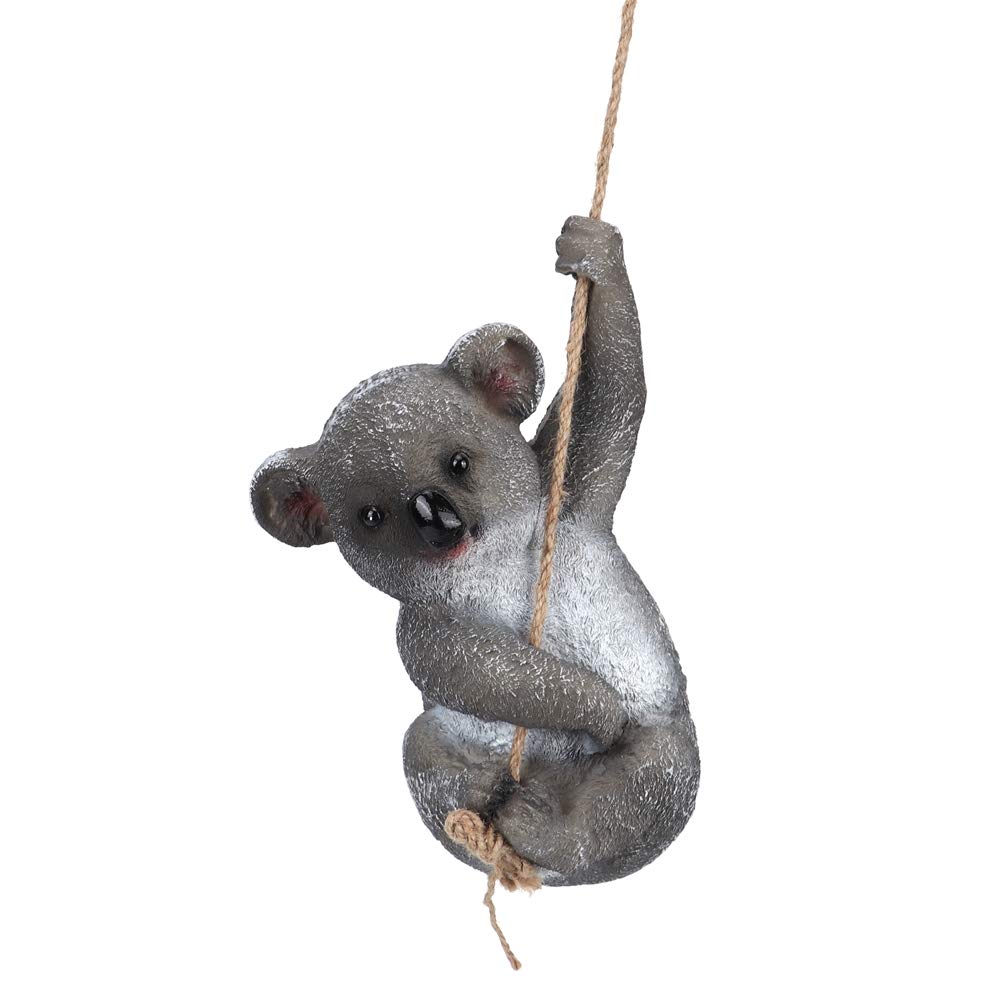 Exquisite Swinging Koala Garden Decor - Cute Outdoor Hanging Ornament for Patio, Lawn & Backyard | Perfect for Garden Decorations, Porch Accents & Outdoor Spaces
