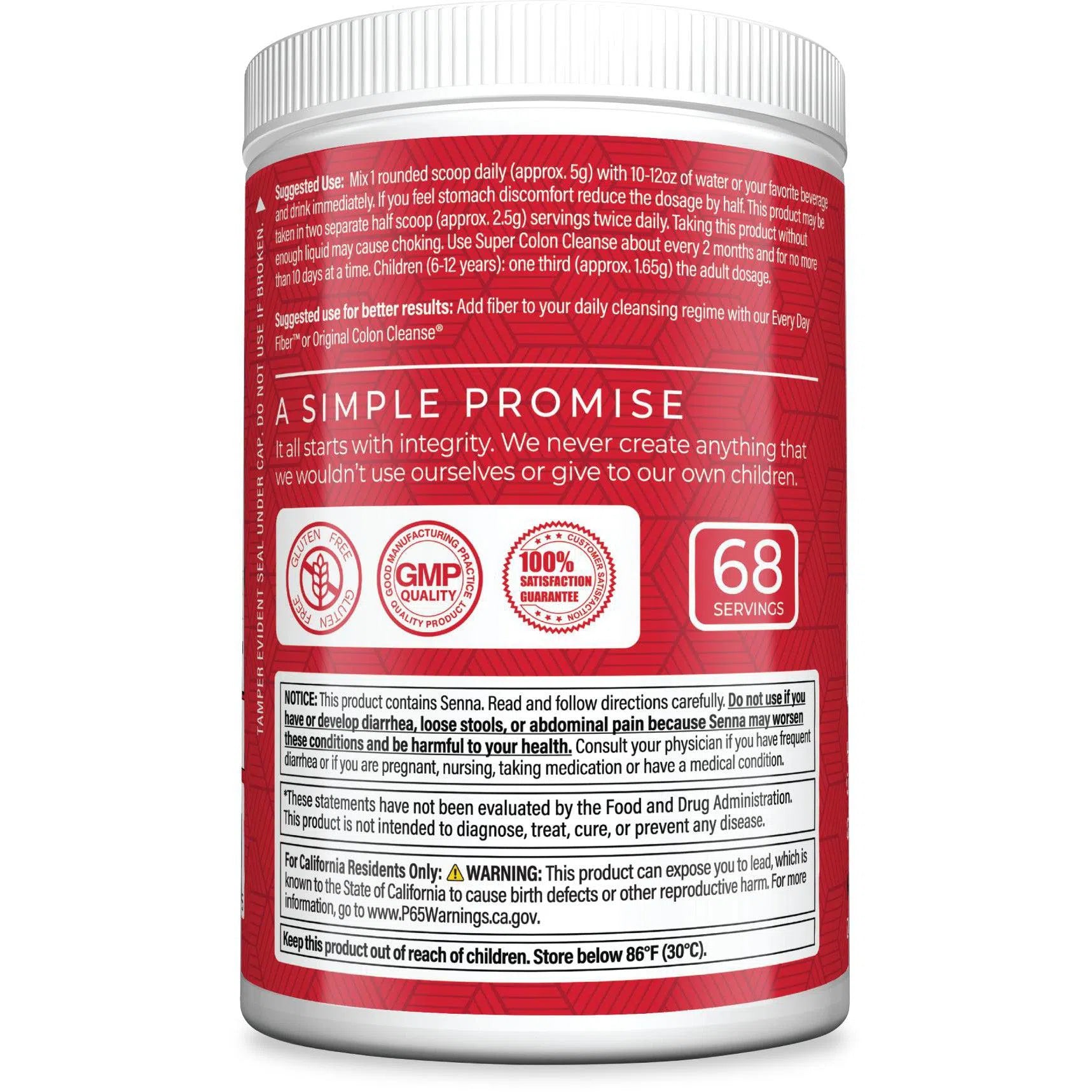 Health Plus Super Colon Cleanse - Natural Detox & Digestive Support Supplement for Gut Health | Supports Regularity & Cleansing | Perfect for Post-Holiday Reset & Wellness Routine
