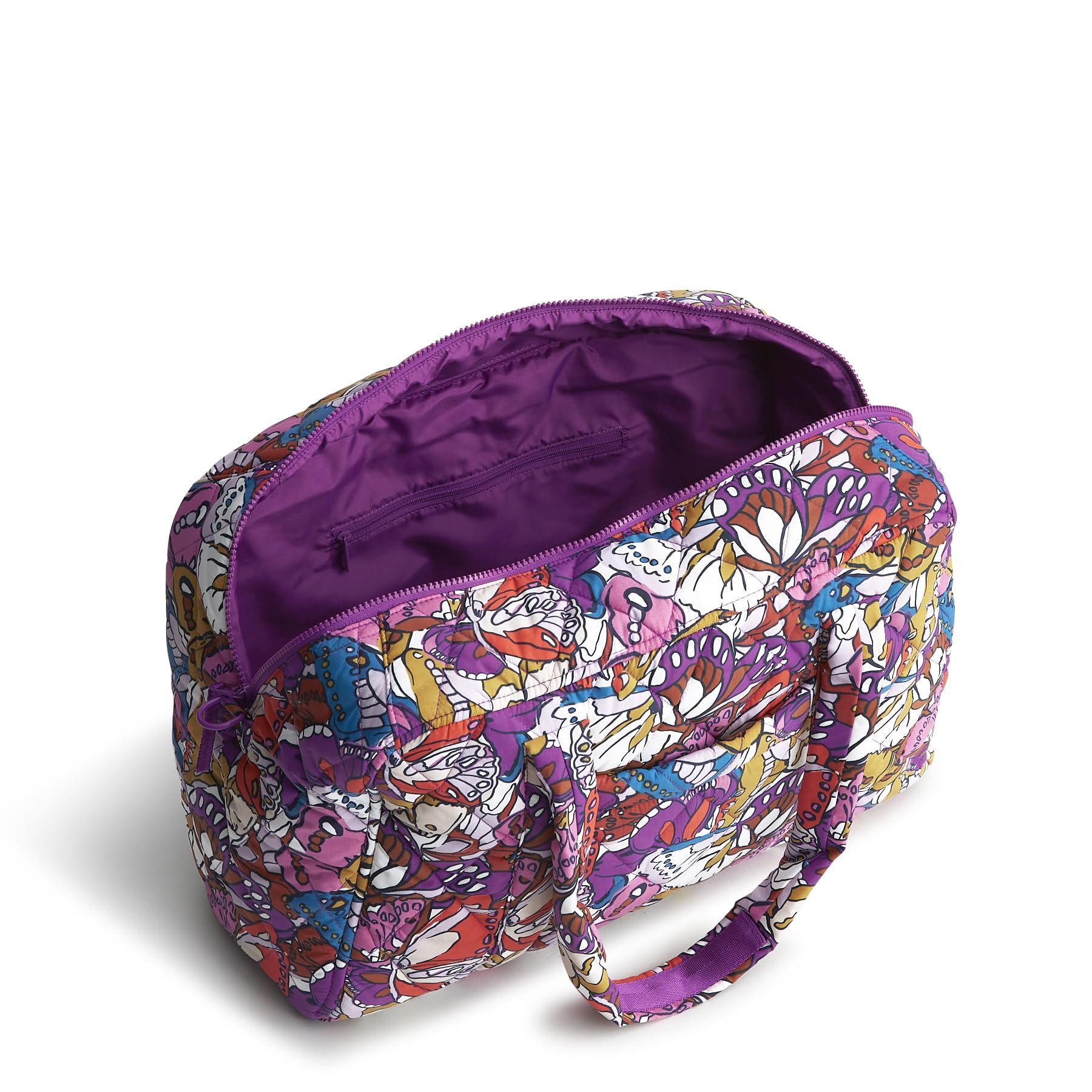 Vera Bradley Women's Lightweight Miramar Weekender Travel Bag - Perfect for Weekend Getaways, Business Trips & Carry-On Luggage