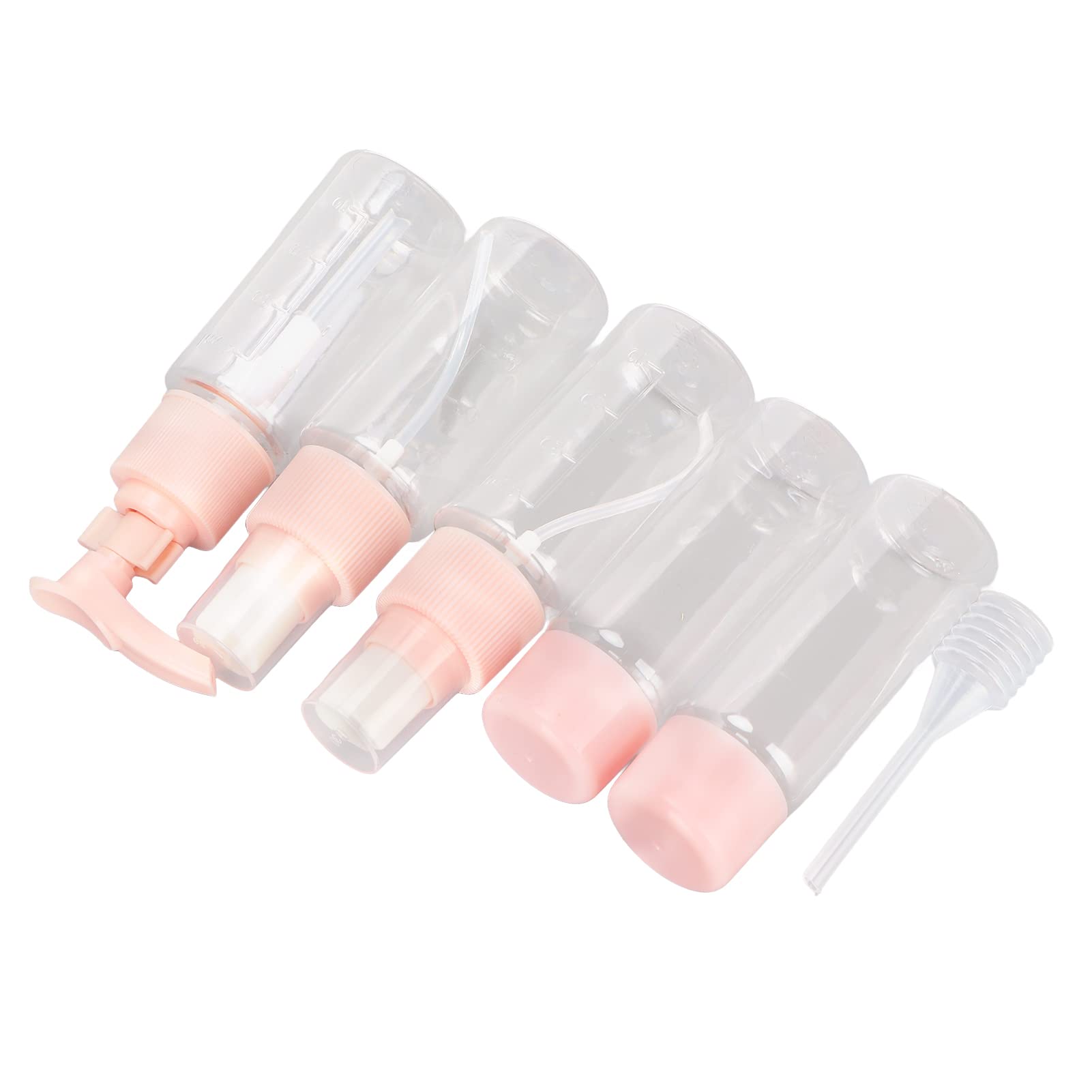 Leak-Proof Travel Toiletry Bottles Set - 3oz TSA Approved Empty Containers for Shampoo, Lotion, Makeup & Alcohol | Perfect for Airplane Carry-On, Gym & Vacation Essentials