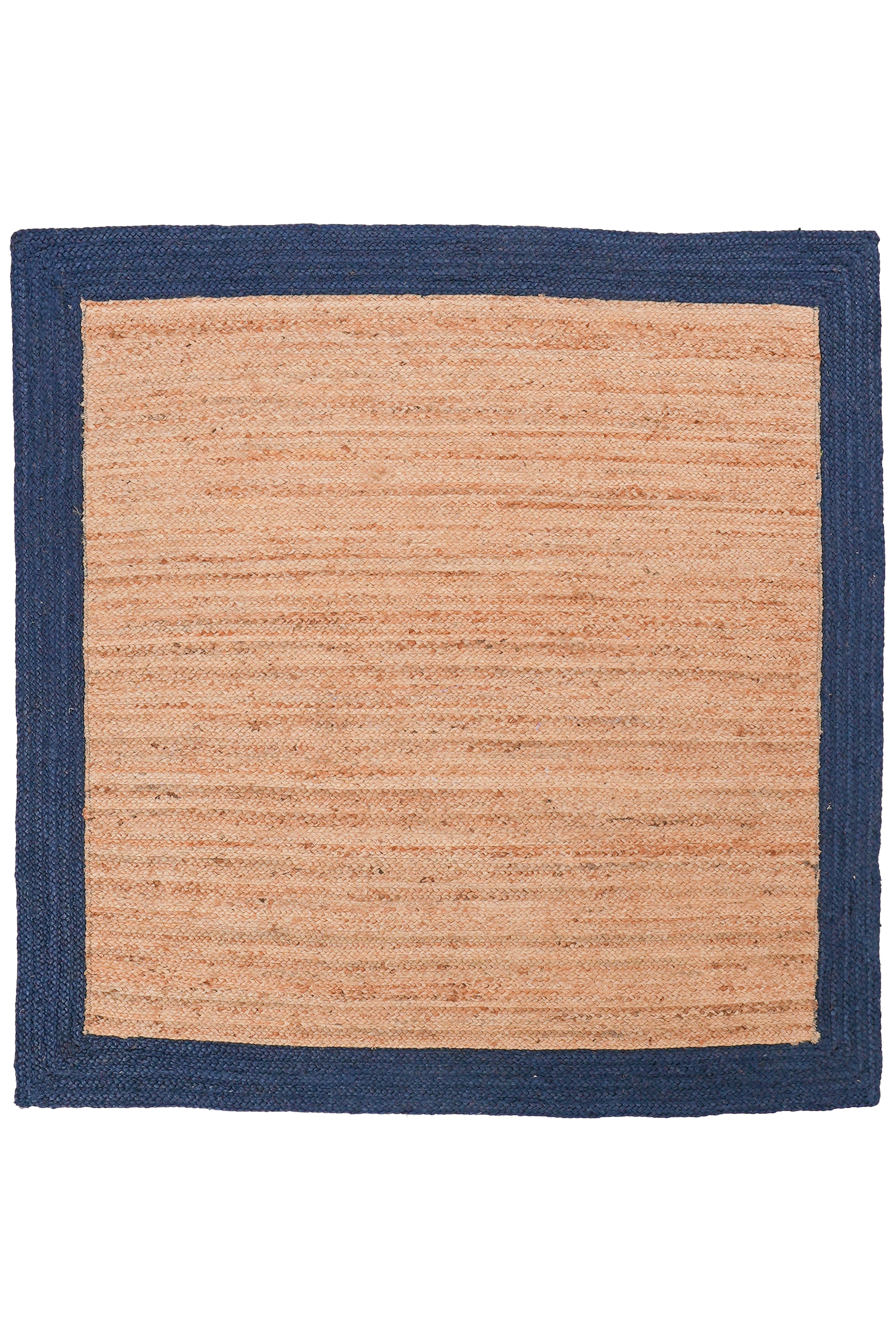 Handwoven Jute Braided Area Rug - Natural Eco-Friendly Floor Mat for Living Room, Bedroom, or Patio Decor