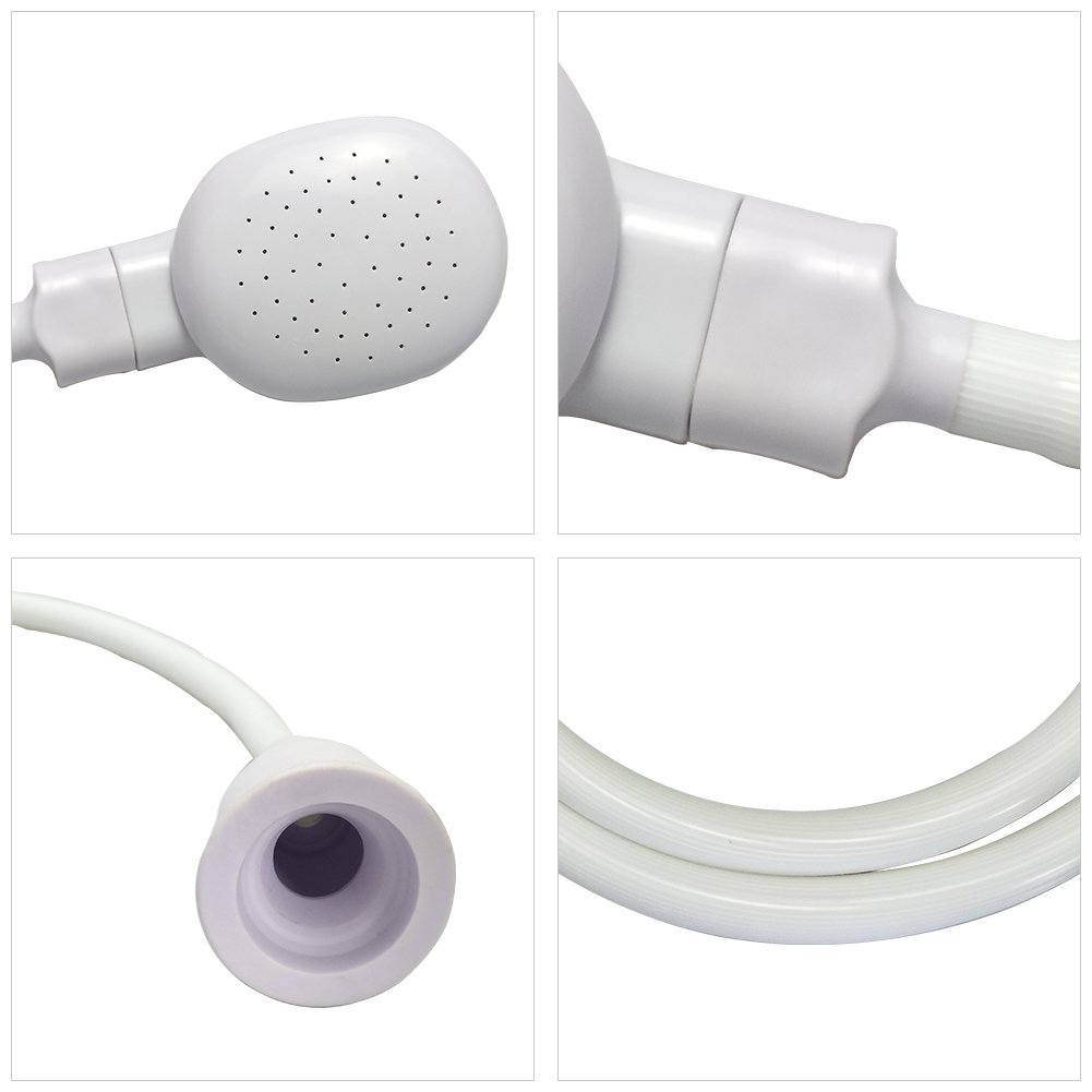 Portable Sink Sprayer with Rubber Hose - Handheld Shampoo Sprayer for Hair Washing (Style 1) | Perfect for Home Salon, Pet Grooming & Kitchen Use