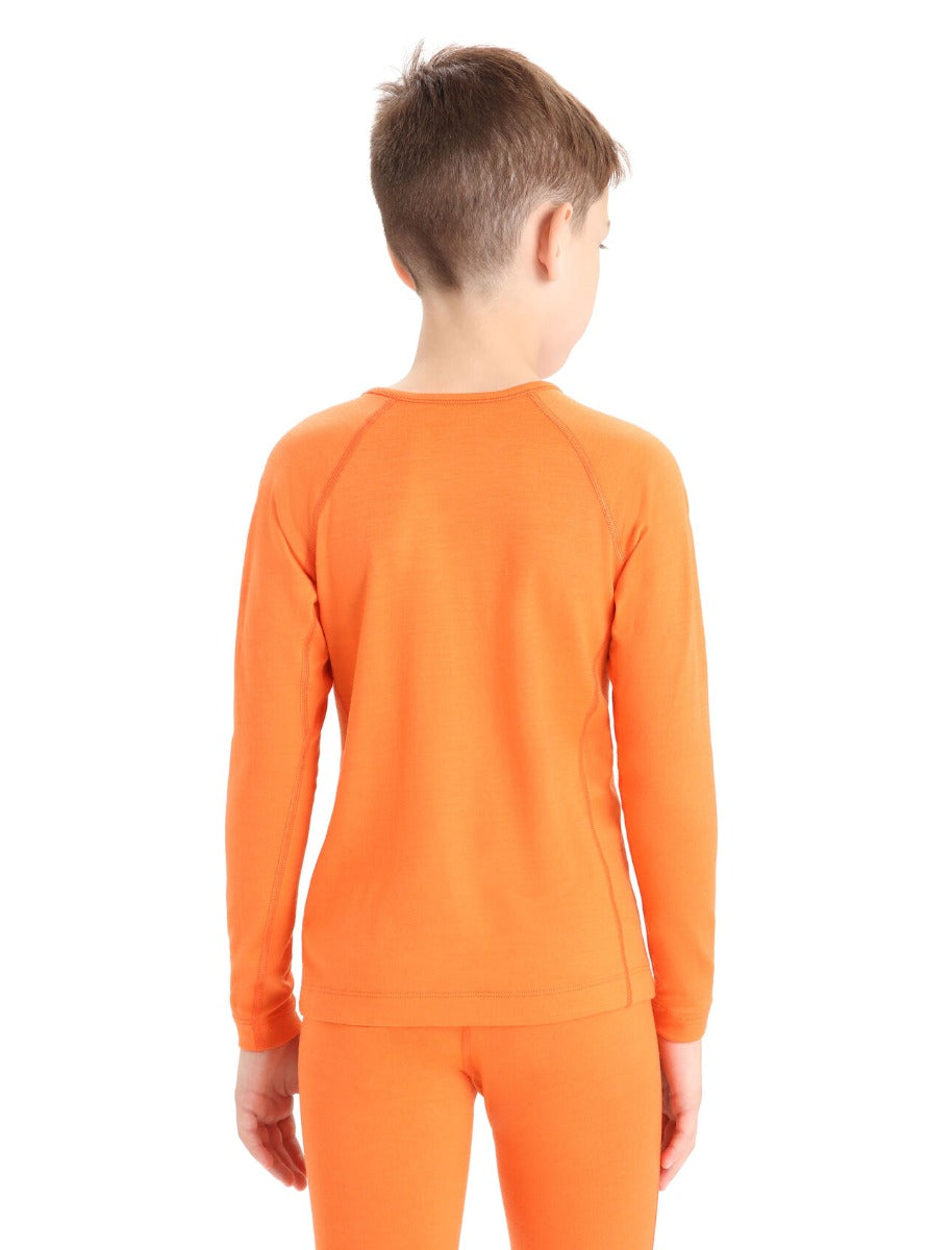 Icebreaker Kids' Merino 200 Oasis Thermal Top for Boys & Girls - Warm Base Layer for Cold Weather - Perfect for Hiking, Skiing & Outdoor Adventures - Size 11-12 Years Only