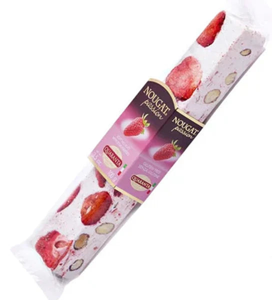 Delicious Strawberry Nougat Candy - Sweet & Chewy Gourmet Treat for Gifts, Parties & Desserts | Perfect for Holidays, Birthdays & Snacking