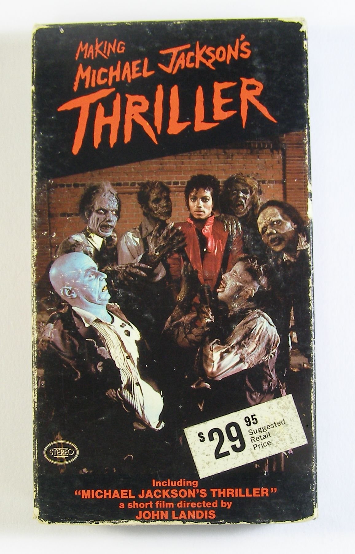 Michael Jackson's Thriller VHS - Classic Music Video for Collectors & Fans