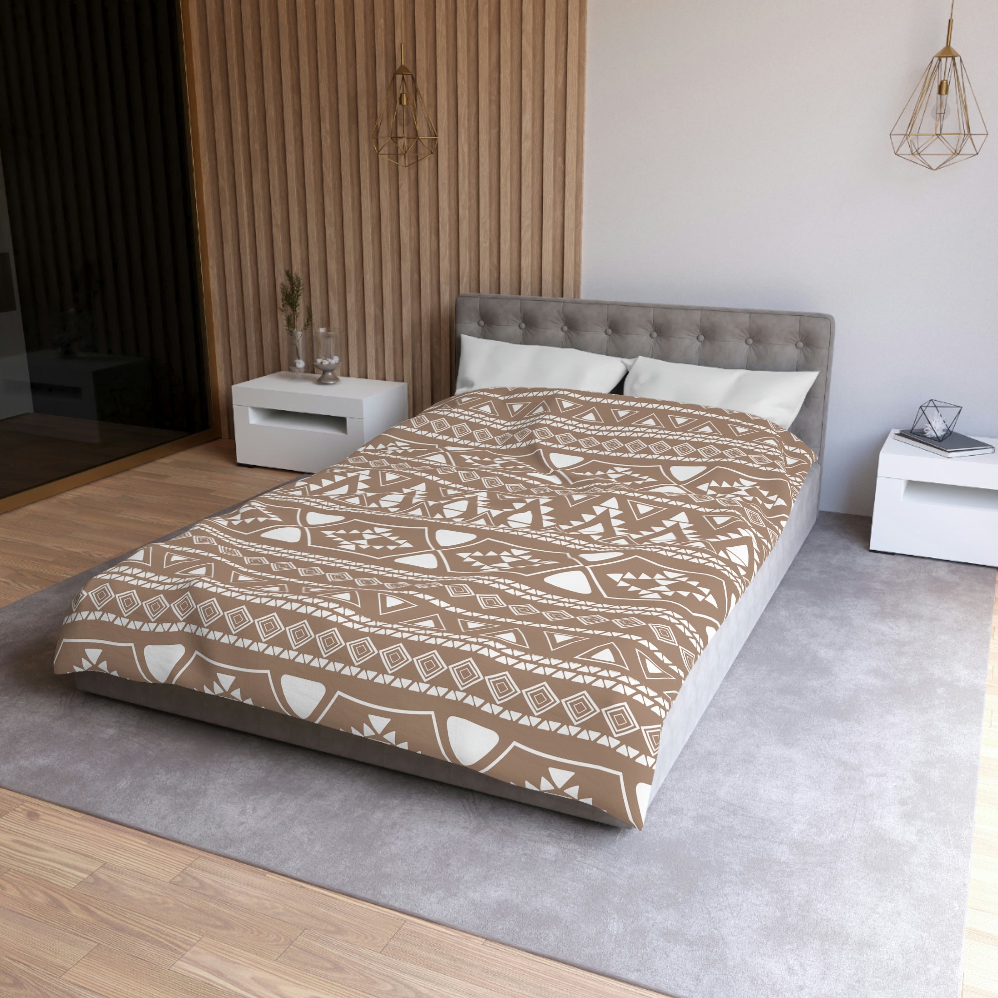 Southwestern Desert Sand Duvet Cover - Soft Microfiber Polyester Comforter Cover Set for Bedroom - Perfect for Boho & Western Style Home Decor