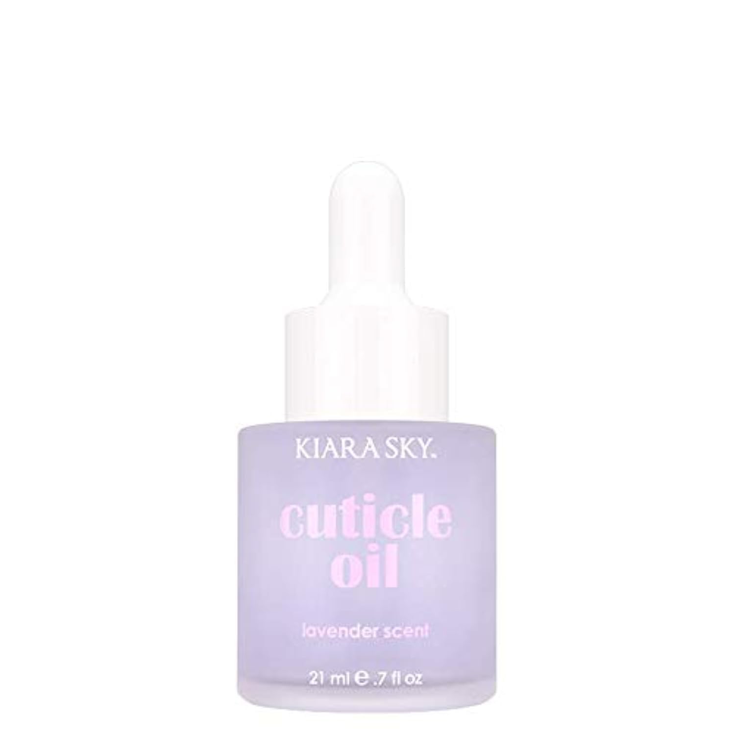 KIARA SKY Hydrating Nail and Cuticle Oil for Weak & Damaged Nails - 7 fl oz Lavender Scented Nail Strengthener & Growth Treatment - Ultra Nourishing Repair Formula with Vitamin E - Perfect for At-Home Manicures & Nail Care Routines