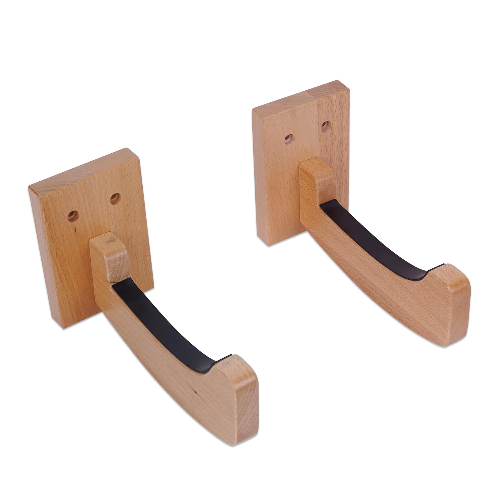 Premium Surfboard Wall Mount Racks - Heavy Duty Bamboo Surf Board Hangers for Longboards, Shortboards, Skateboards, Snowboards & Ski Boards | Indoor & Outdoor Use | Perfect for Garage, Beach House & Sports Equipment Storage