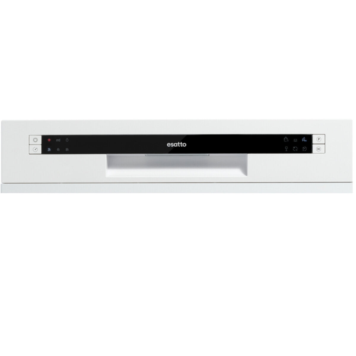 Esatto EBTDW2D Compact White Benchtop Dishwasher - Portable Countertop Dishwasher for Small Kitchens, Apartments, RVs & Dorm Rooms | Energy Efficient & Space Saving Design