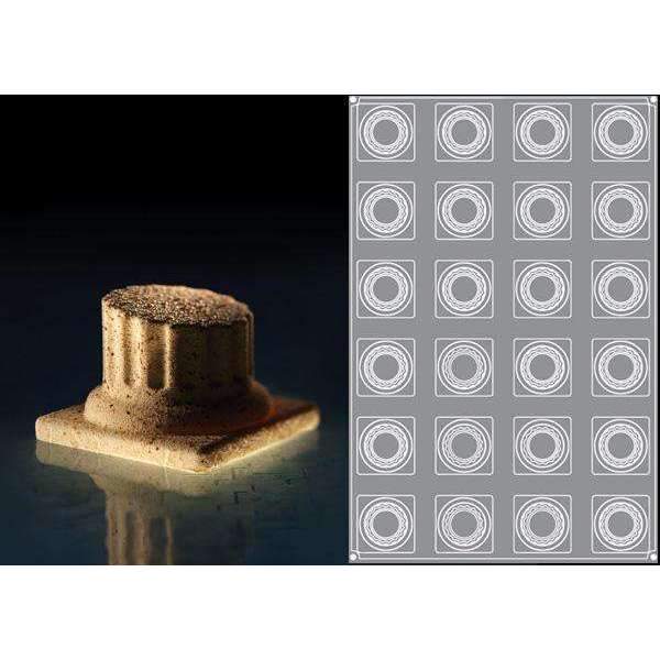Premium Caesar Silicone Mold for Baking - Food Grade Flexible Cake Chocolate Candy Soap Making Mold - Perfect for Home Baking, DIY Crafts, and Party Desserts