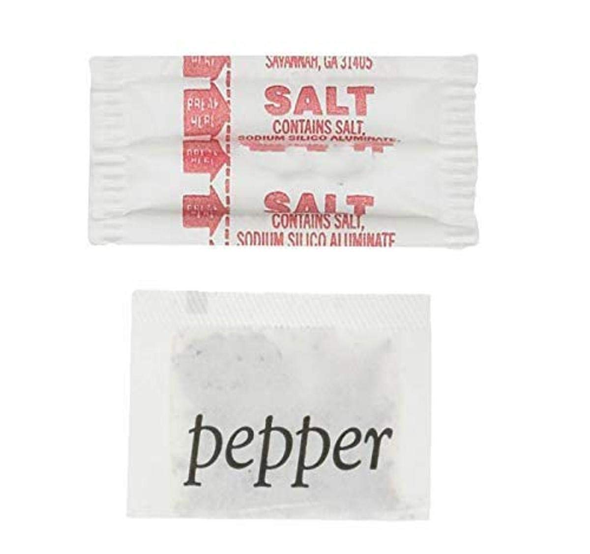 Perfect Stix - 2000 Salt & Pepper Packets Combo (1000 Salt + 1000 Pepper) - Bulk Restaurant Supplies for Catering, Travel & On-the-Go Meals
