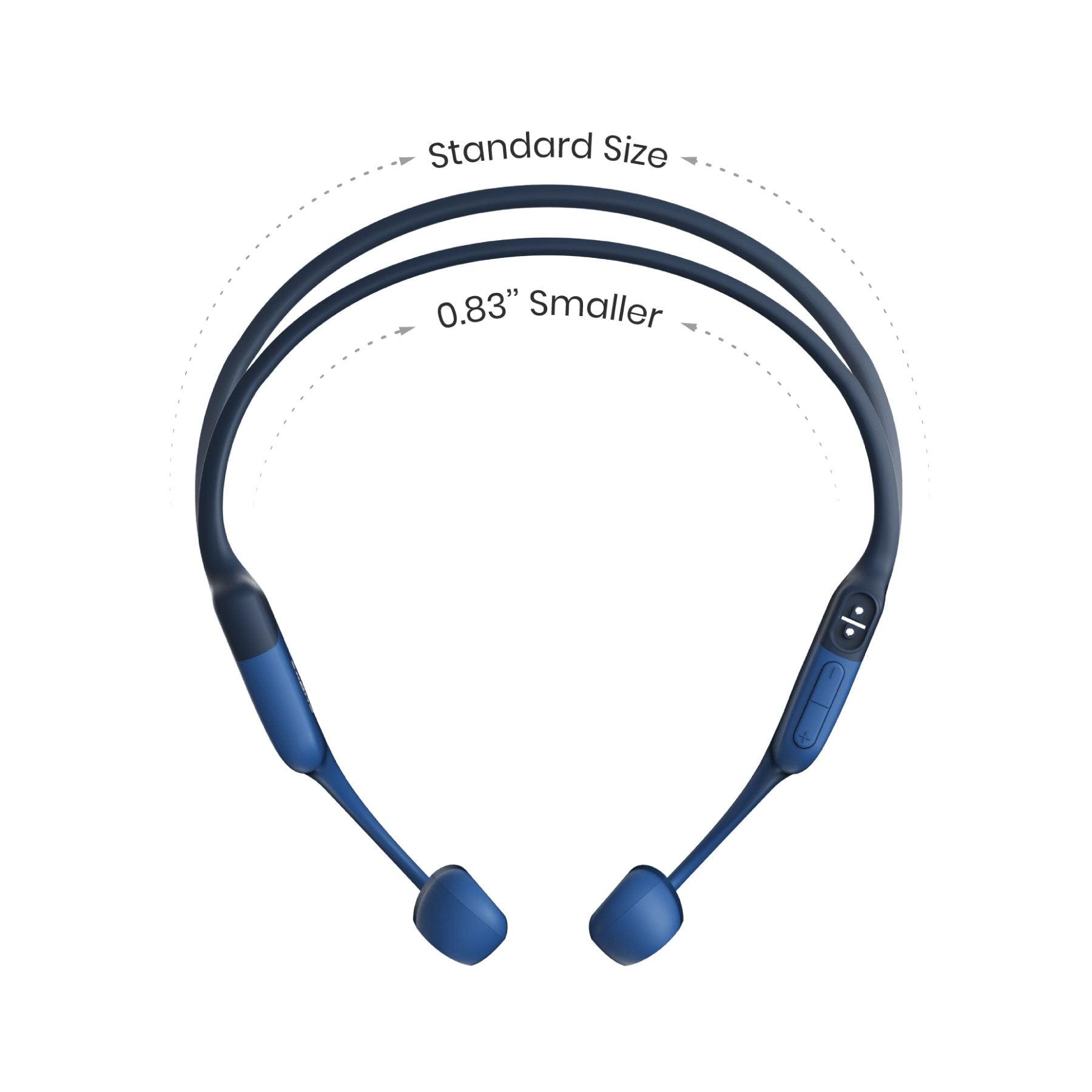 Shokz OpenRun Mini S804 Bone Conduction Headphones - Wireless Bluetooth Sport Headset for Running, Cycling & Workout - Sweatproof & Lightweight Design for Active Lifestyle