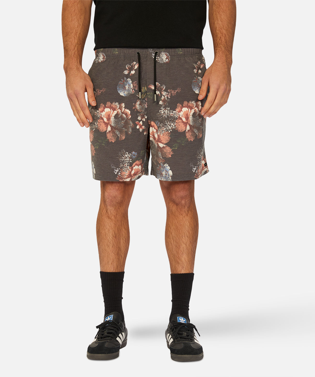 Andreas Relais Men's Swim Shorts - Quick-Dry, Comfortable & Stylish Black Multi Color for Beach, Pool & Summer Vacation