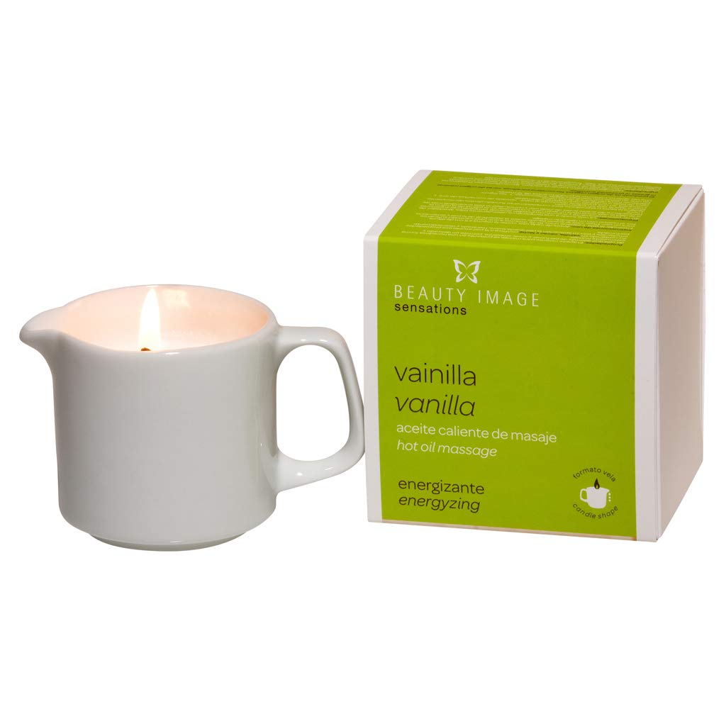 Vanilla Scented Hot Oil Massage Candle for Relaxation - Aromatherapy Spa Gift for Couples, Perfect for Romantic Nights & Stress Relief