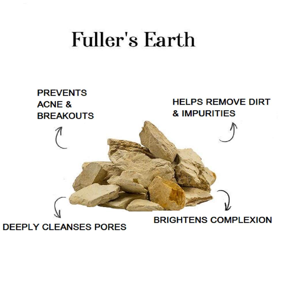 Pure & Natural Multani Mitti (Fuller's Earth) Powder for Face Pack - 100g x 3 (300g Total) | Deep Cleansing, Oil Control & Glowing Skin | DIY Facial Mask & Beauty Treatments