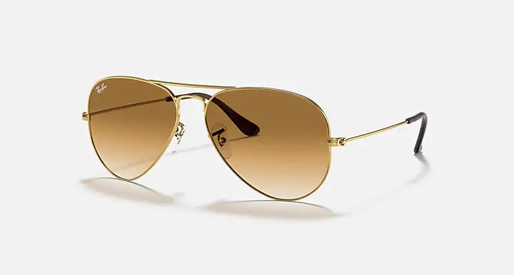 Ray Ban Aviator Large Metal Sunglasses - Classic Polarized UV Protection for Men & Women - Perfect for Driving, Travel, and Outdoor Activities