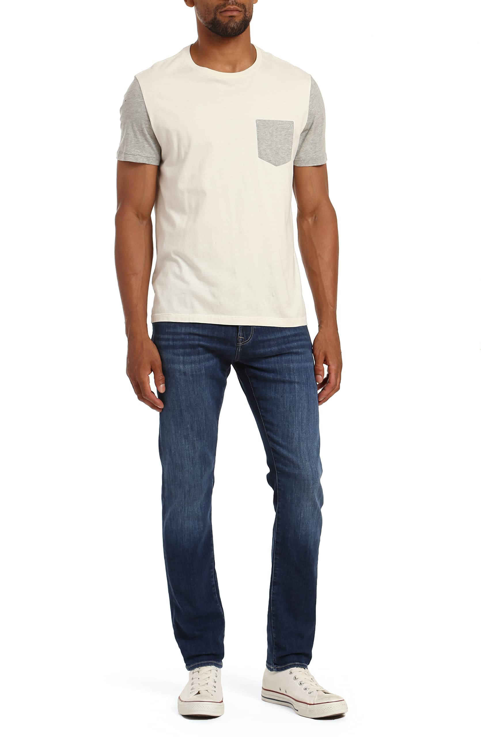 Mavi Men's Matt Classic Mid-Rise Relaxed Straight-Leg Jeans - Comfortable Casual Denim Pants for Everyday Wear & Outdoor Activities