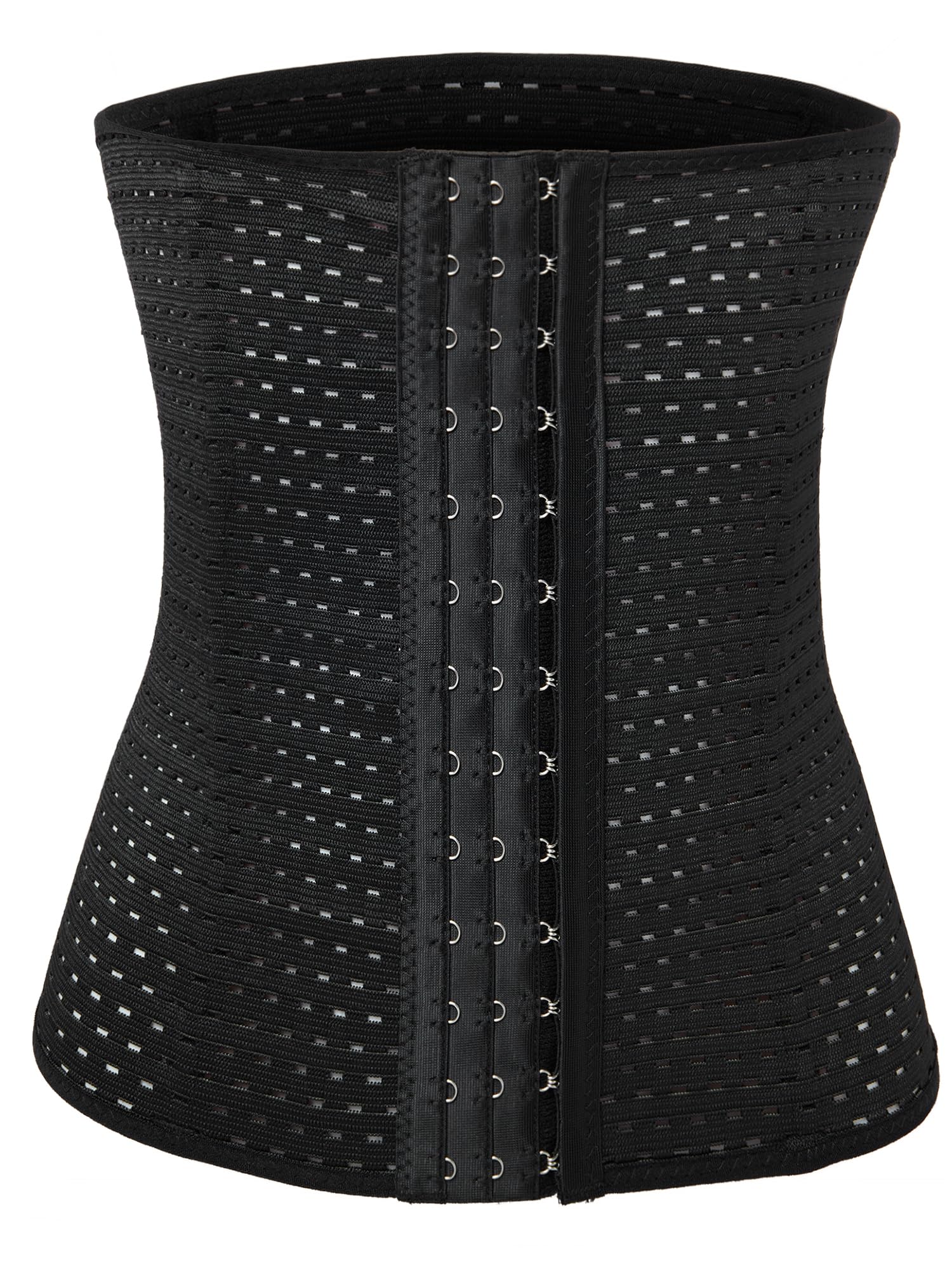 Youloveit Women's Waist Trainer Corset - Steel Boned Tummy Control Body Shaper with Adjustable Hooks for Everyday Wear | Perfect for Workouts, Postpartum Recovery & Special Occasions