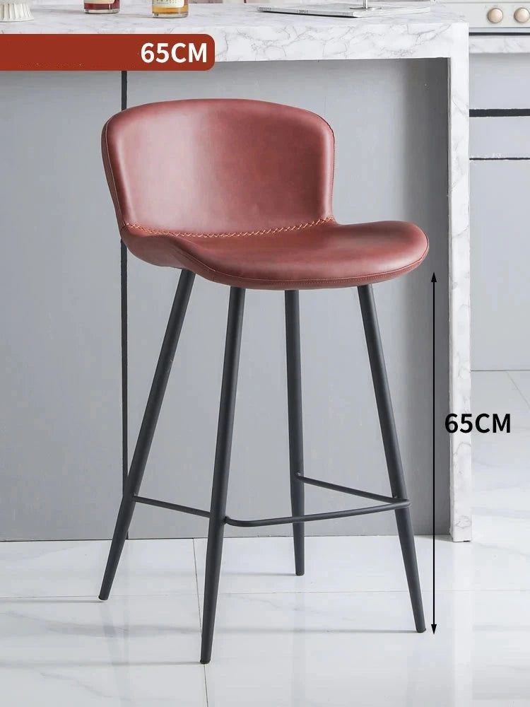 Ergonomic Bar Stools for Kitchen Island - Adjustable Height Counter Stools with Back Support - Perfect for Dining, Entertaining & Home Office Use