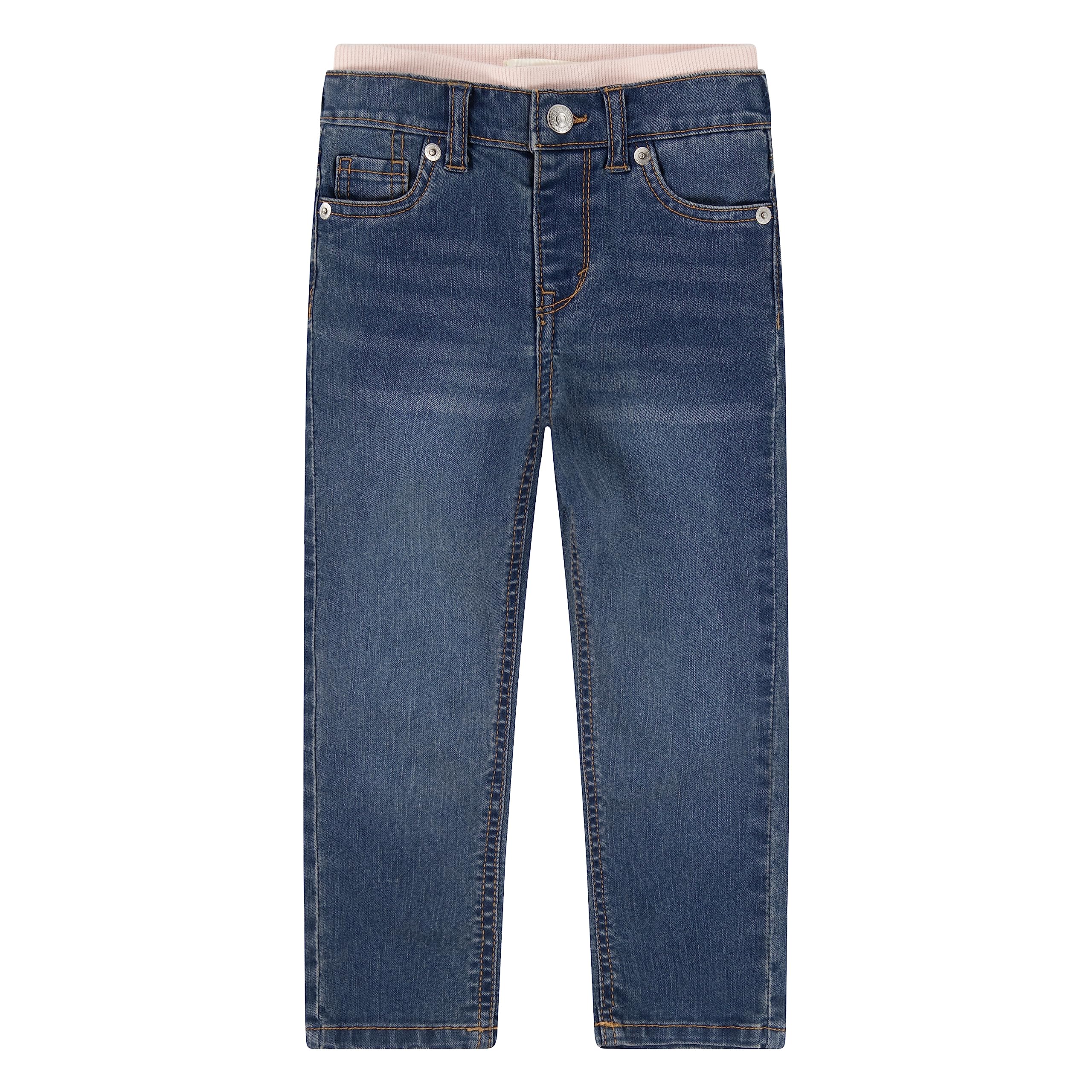 Levi's Baby Girls Skinny Fit Jeans - Stretch Denim Pants for Toddlers & Kids | Perfect for Playdates, School & Everyday Wear