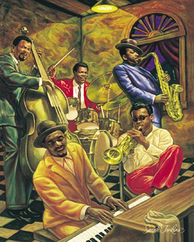 Sarah Jenkins Cool Jazz Music Poster Print - 8x10 Inches Wall Art Decor for Living Room, Bedroom, Office & Music Studio