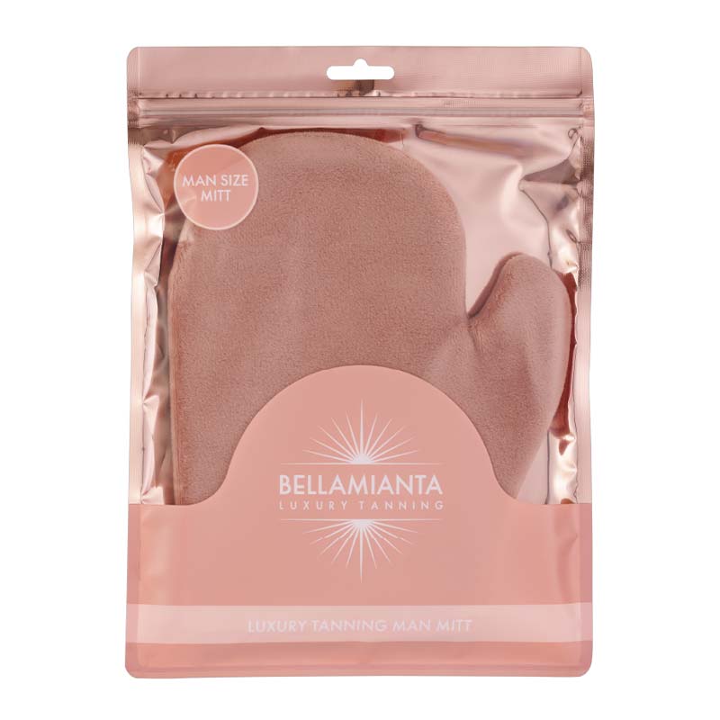 Bellamianta Large Tanning Mitt for Men - Premium Self Tanning Applicator for Streak-Free Glow - Perfect for Body, Face & Back Application