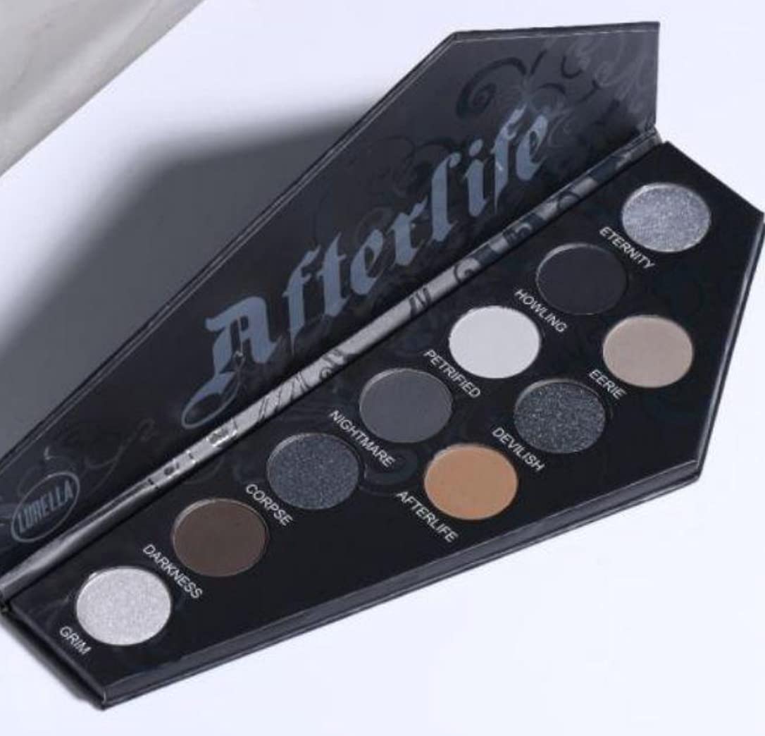 Lurella Cosmetics Afterlife Eyeshadow Palette - 18 Highly Pigmented Matte & Shimmer Eyeshadows | Vegan & Cruelty-Free Makeup for Dramatic & Everyday Looks | Perfect for Parties, Date Nights & Professional Makeup