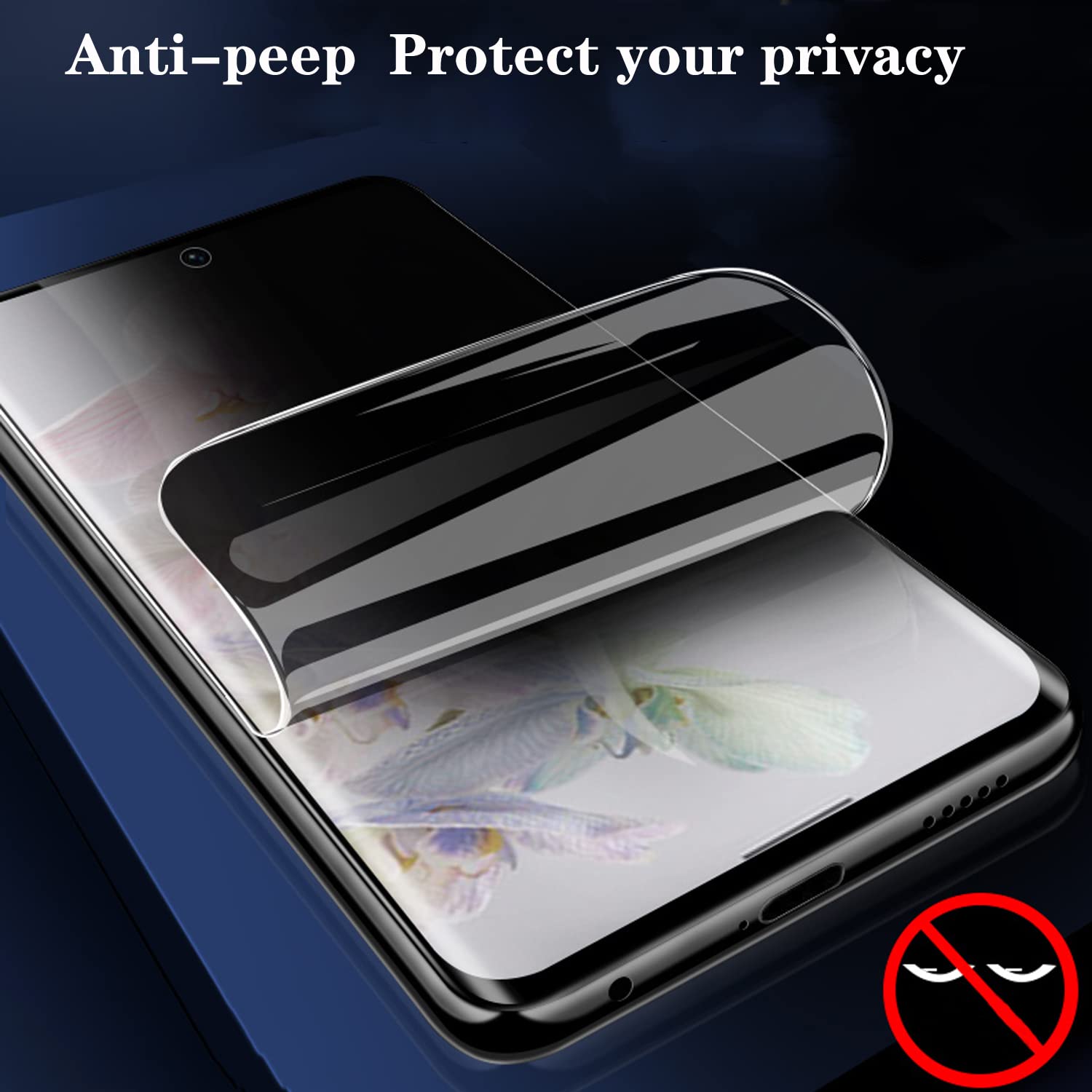 Google Pixel 7 Pro/6 Pro Privacy Screen Protector 2 Pack - Anti-Spy for Office & Travel