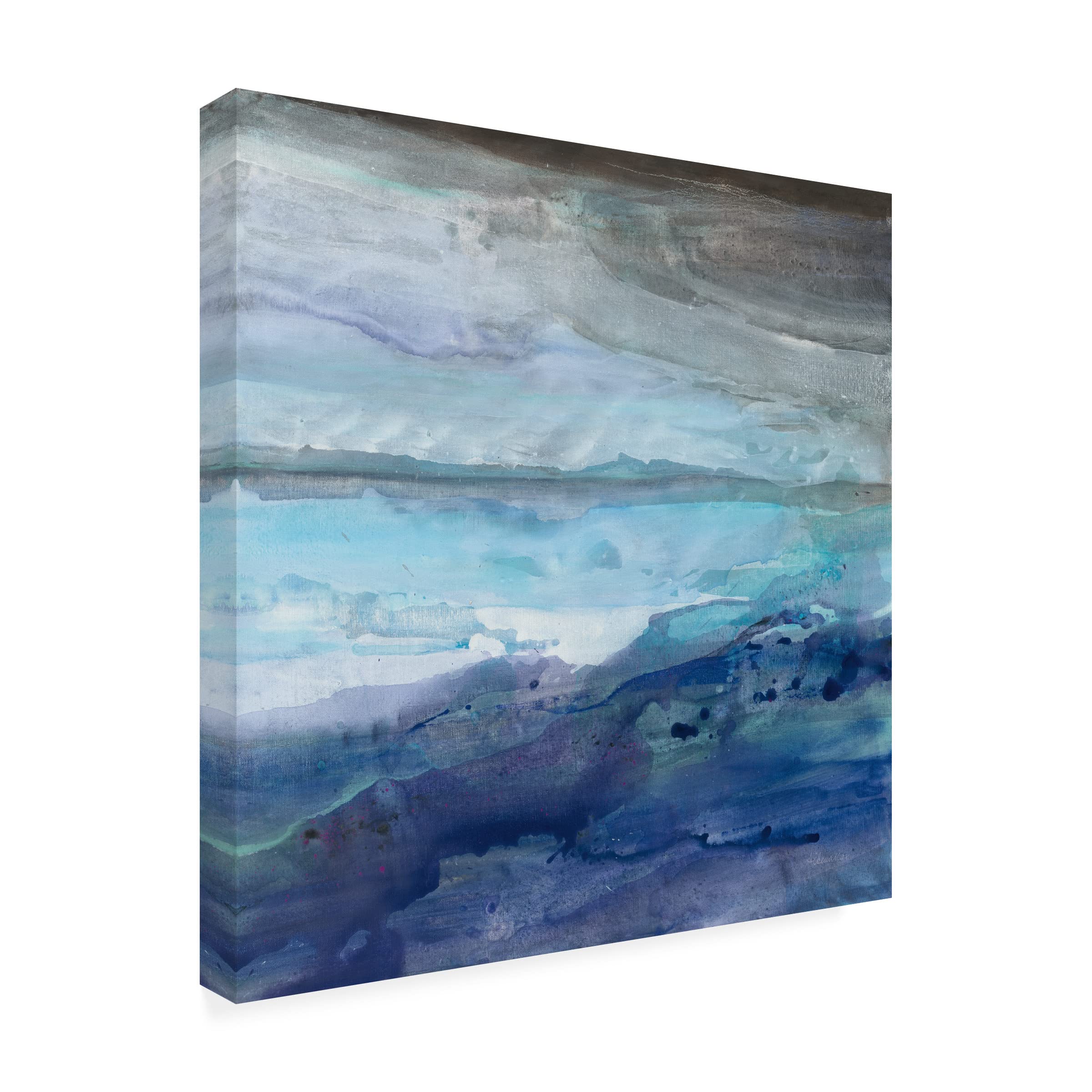 Albena Hristova 'Paradise' Canvas Art Print - 18x18 Inch Modern Wall Decor for Living Room, Bedroom & Office - Trademark Fine Art Collection