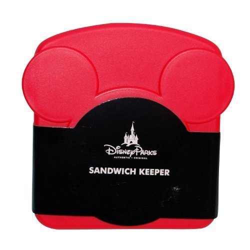 Disney Mickey Mouse Sandwich Keeper - BPA-Free Lunch Box for Kids & Adults - Perfect for School, Work, Picnics & Travel