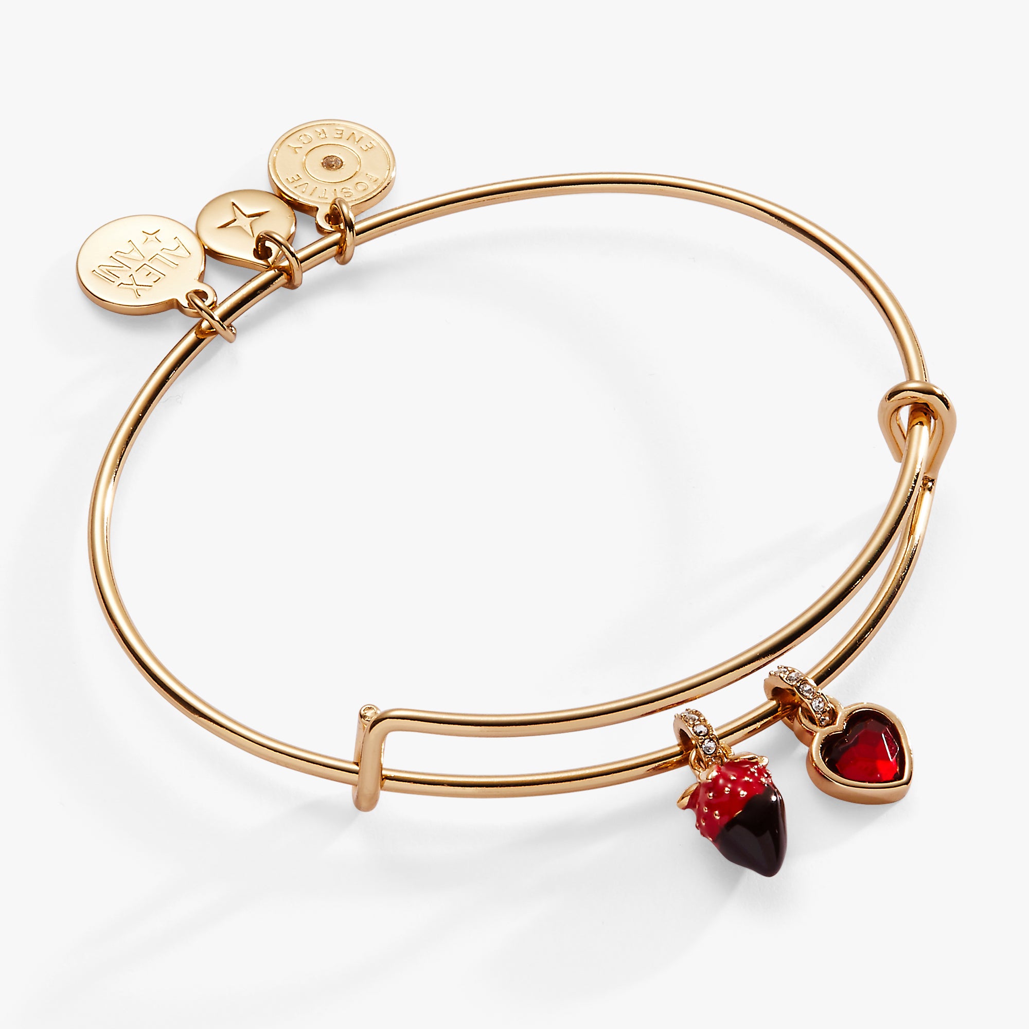 Chocolate Covered Strawberry Duo Charm Bracelet - Elegant Strawberry Jewelry for Women - Perfect Gift for Valentine's Day, Anniversary & Special Occasions