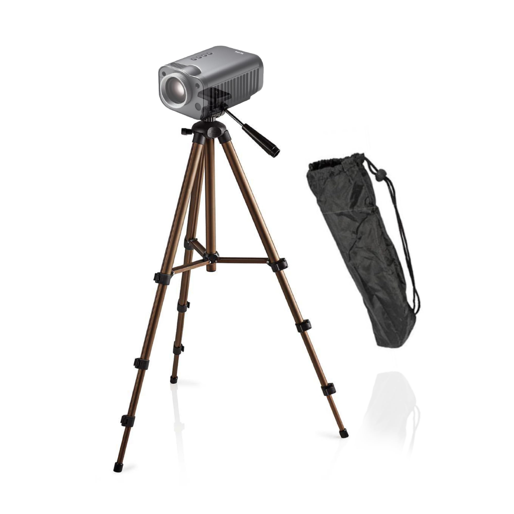 TronicXL Tripod21P Universal Projector Mount - Compatible with BenQ, Asus, Acer, Epson, Sony, Panasonic, Philips, WiMiUS, TOUMEI, Merisny, QKK, OTHA & Android Projectors - Perfect for Home Theater, Office Presentations & Outdoor Movie Nights