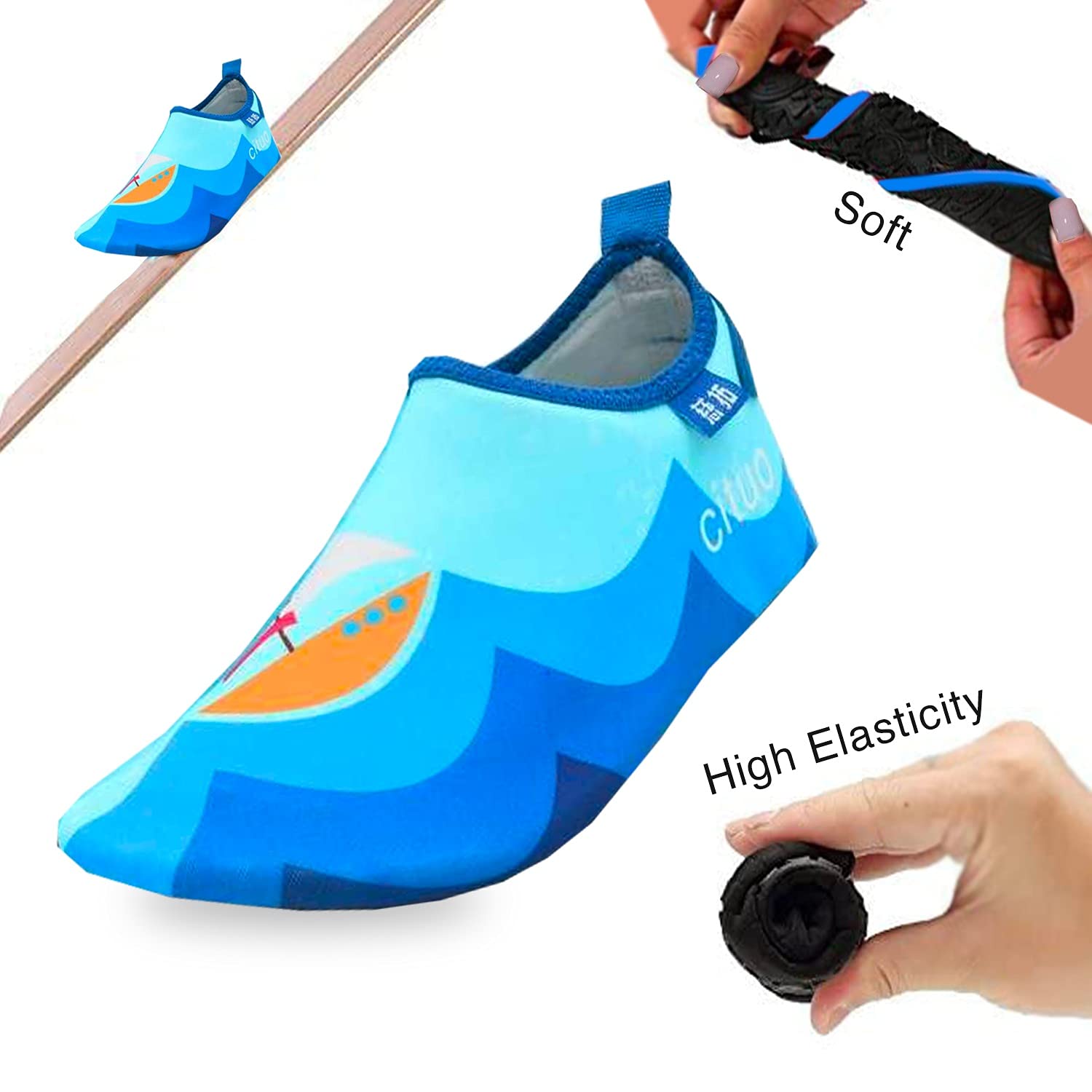 **Non-Slip Kids Summer Swim Shoes – Lightweight Water Shoes for Toddlers, Boys & Girls – Perfect for Pool, Beach & Water Play**