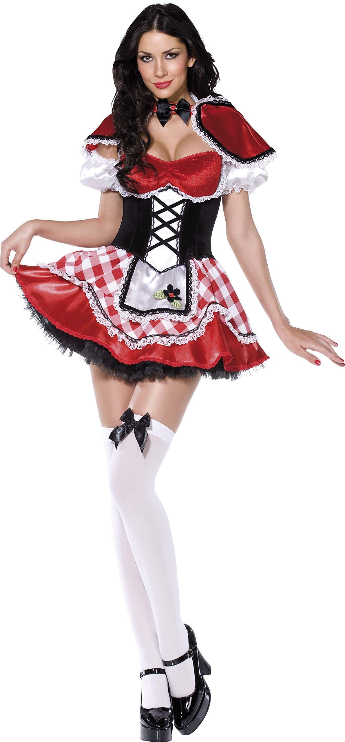 Red Riding Hood Women's Boutique Dress - Elegant & Stylish for Parties, Dates & Special Occasions