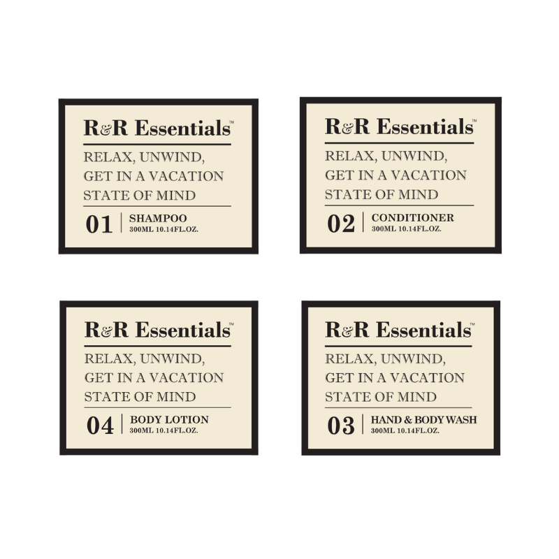 Waterproof Label Stickers for Dispensers & Pump Bottles - Durable, Removable & Water-Resistant Labels for Organizing Bathroom, Kitchen & Cleaning Supplies