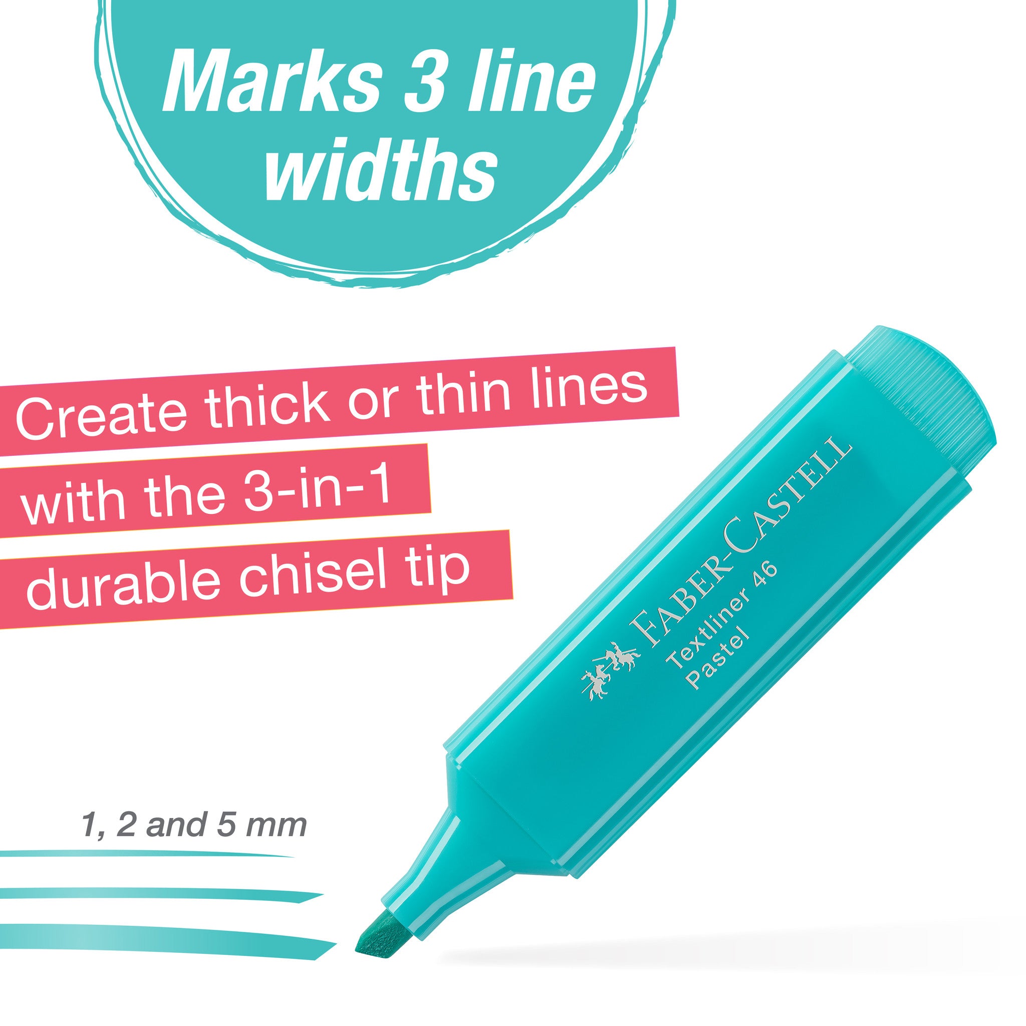 Pastel Highlighters Set of 8 - Soft Color Markers for Note Taking, Bible Study & School Supplies - #254658