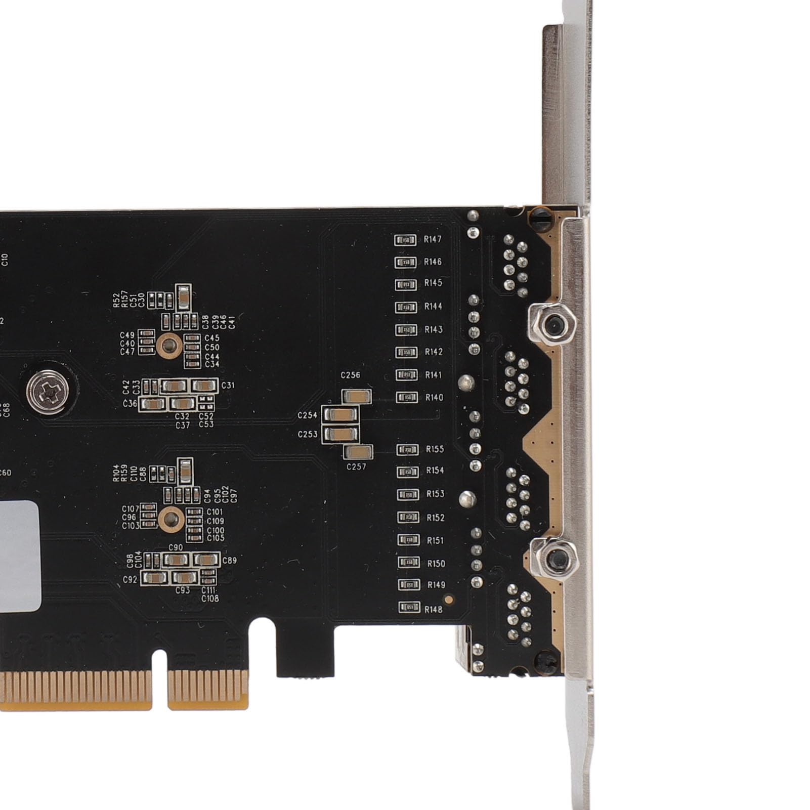 2.5G 4 Port PCIe Network Card - 2500Mbps High Speed Ethernet Adapter with RJ45 Ports for Windows 7/8/10/11 & macOS | Fast Data Transfer for Gaming, Streaming & Server Applications