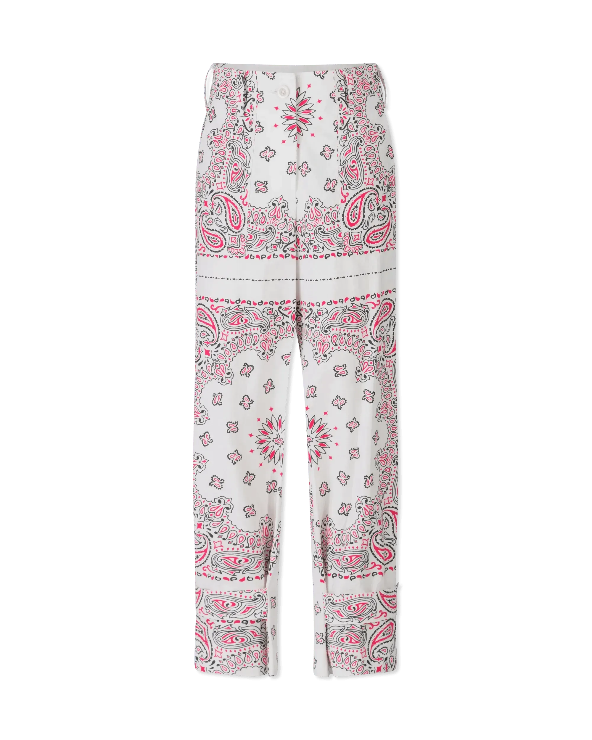 Stylish Bandana Print Pants for Women - Trendy Floral Cotton Lounge Pants - Perfect for Yoga, Home Wear & Casual Outfits