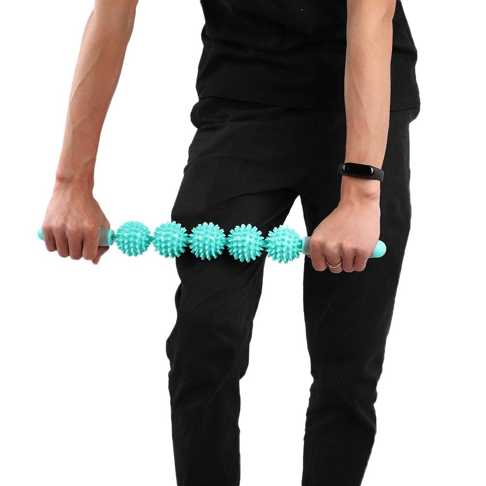 Exblue Muscle Roller Stick for Pain Relief - Deep Tissue Massager for Sore Muscles, Cramps & Tension - Portable Foam Roller for Neck, Legs, Back & Full Body Recovery - Perfect for Post-Workout, Yoga & Physical Therapy