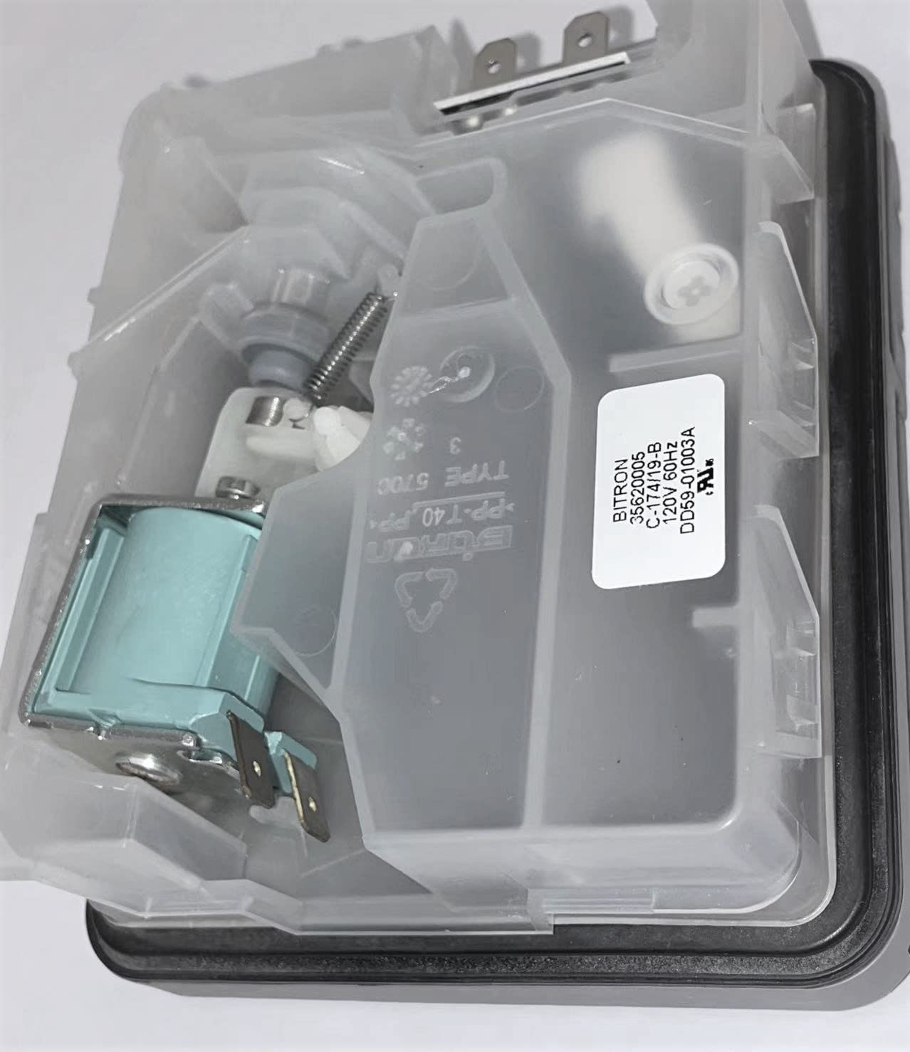 DD59-01003A Replacement Rinse Aid and Detergent Dispenser for Samsung Dishwasher DW80R706 - Compatible with Samsung Dishwasher Models, Perfect for Kitchen Cleaning and Dishwashing Efficiency