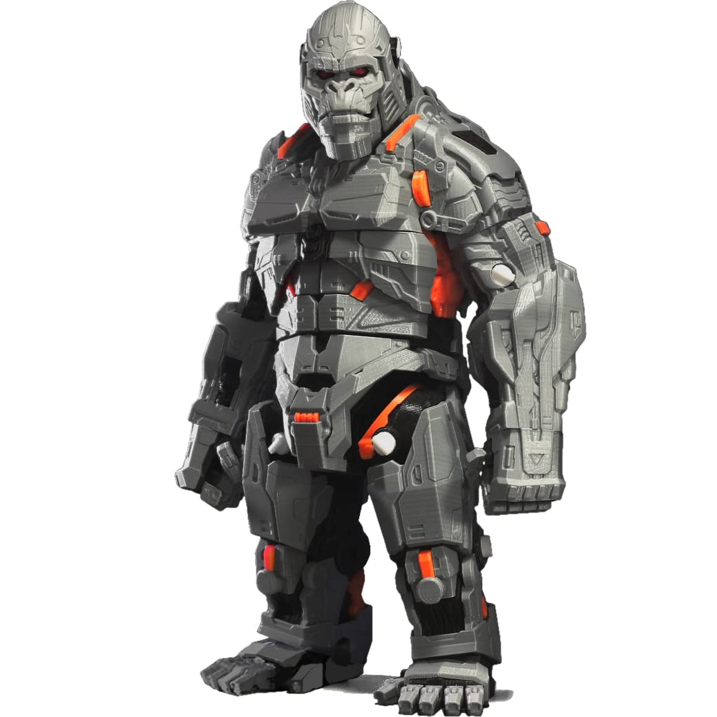 SUIZU Kong Action Figure - Gorilla & Mecha Orangutan Toy for Kids | Anime Collectible Model | Perfect Birthday Gift for Boys & Girls | Playtime, Display & Collection Use