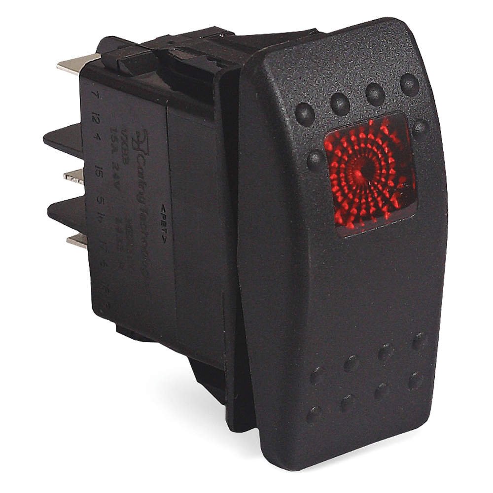 Mi-T-M 32-0801 Rocker Switch - Heavy Duty Electrical Toggle Switch for Industrial Equipment, Machinery & Automotive Applications
