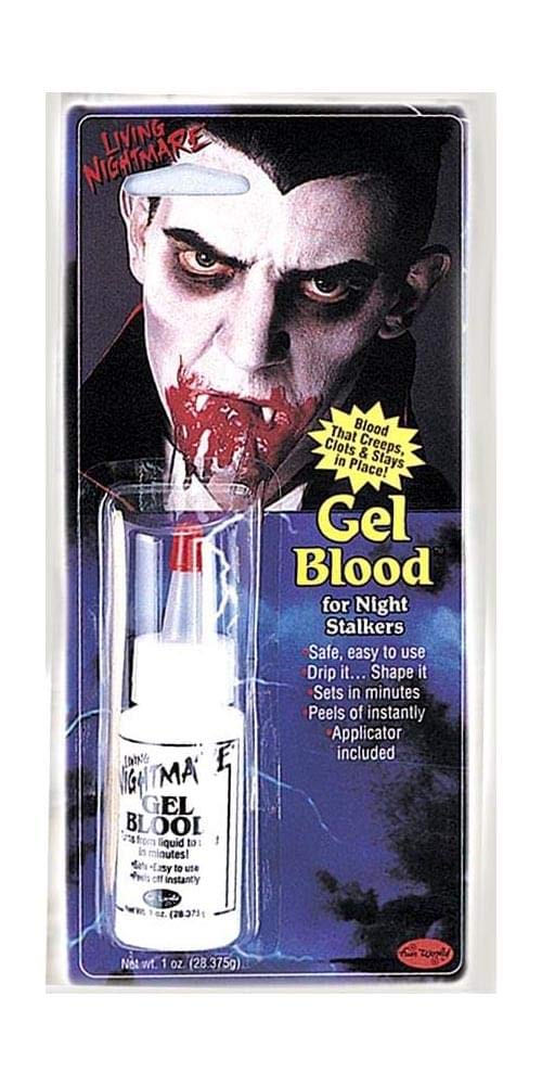 Living Nightmare Blood Gel - Realistic Fake Blood for Halloween, Cosplay & Special Effects Makeup - Perfect for Horror Movies, Theater Productions & Haunted Houses