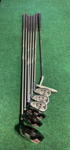 Tour Edge Bazooka HT MAX J Junior Golf Club Set - Right Handed 1W, FW, Hybrid, 7/8, 9/PW, SW & Putter - Perfect for Young Golfers Learning the Game | Ideal for Driving Range Practice & Junior Tournaments