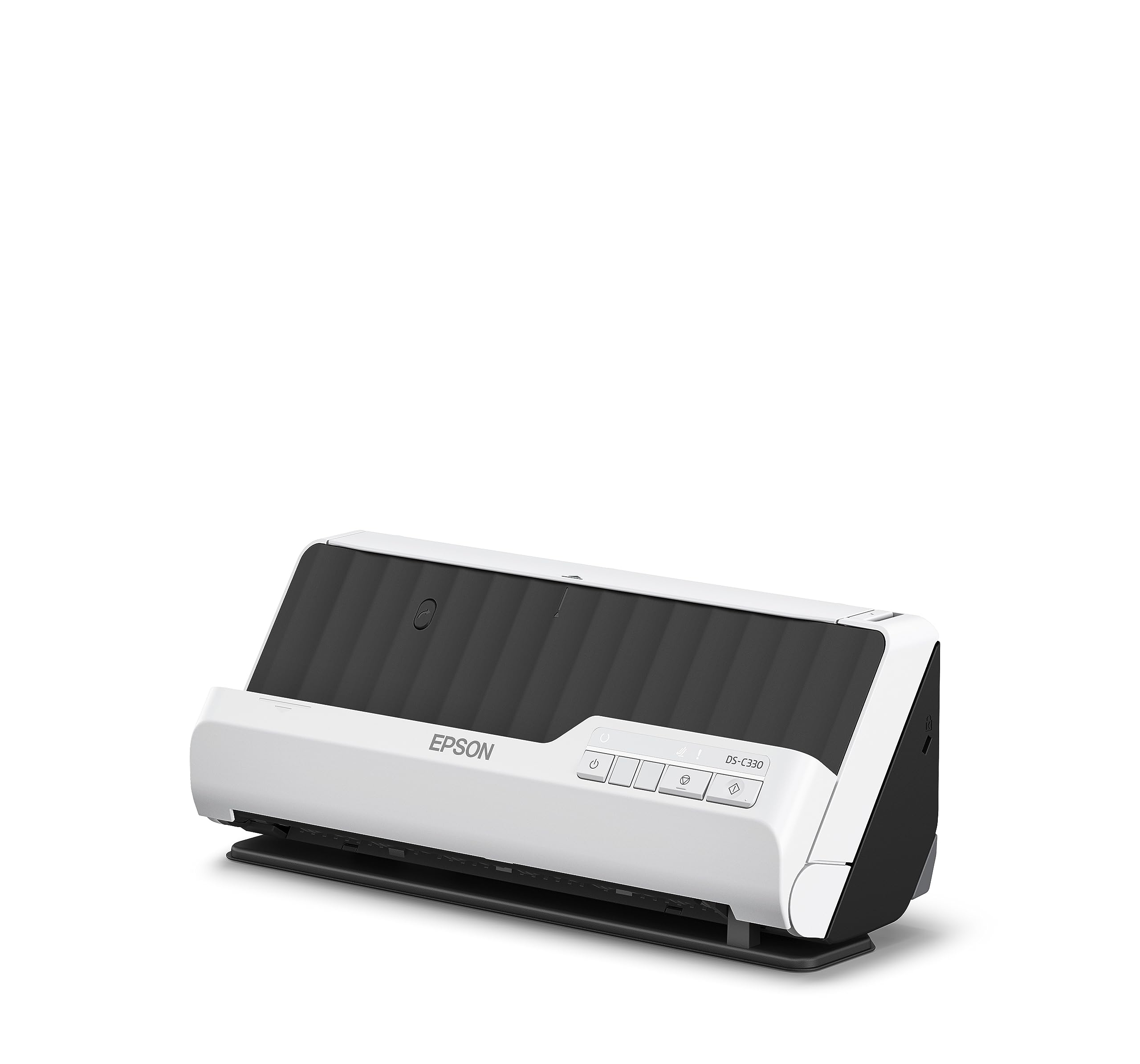 Epson DS-C330 Ultra-Compact Desktop USB Color Scanner - 30ppm High-Speed Auto Document Feeder for Home Office & Small Business Document Digitizing