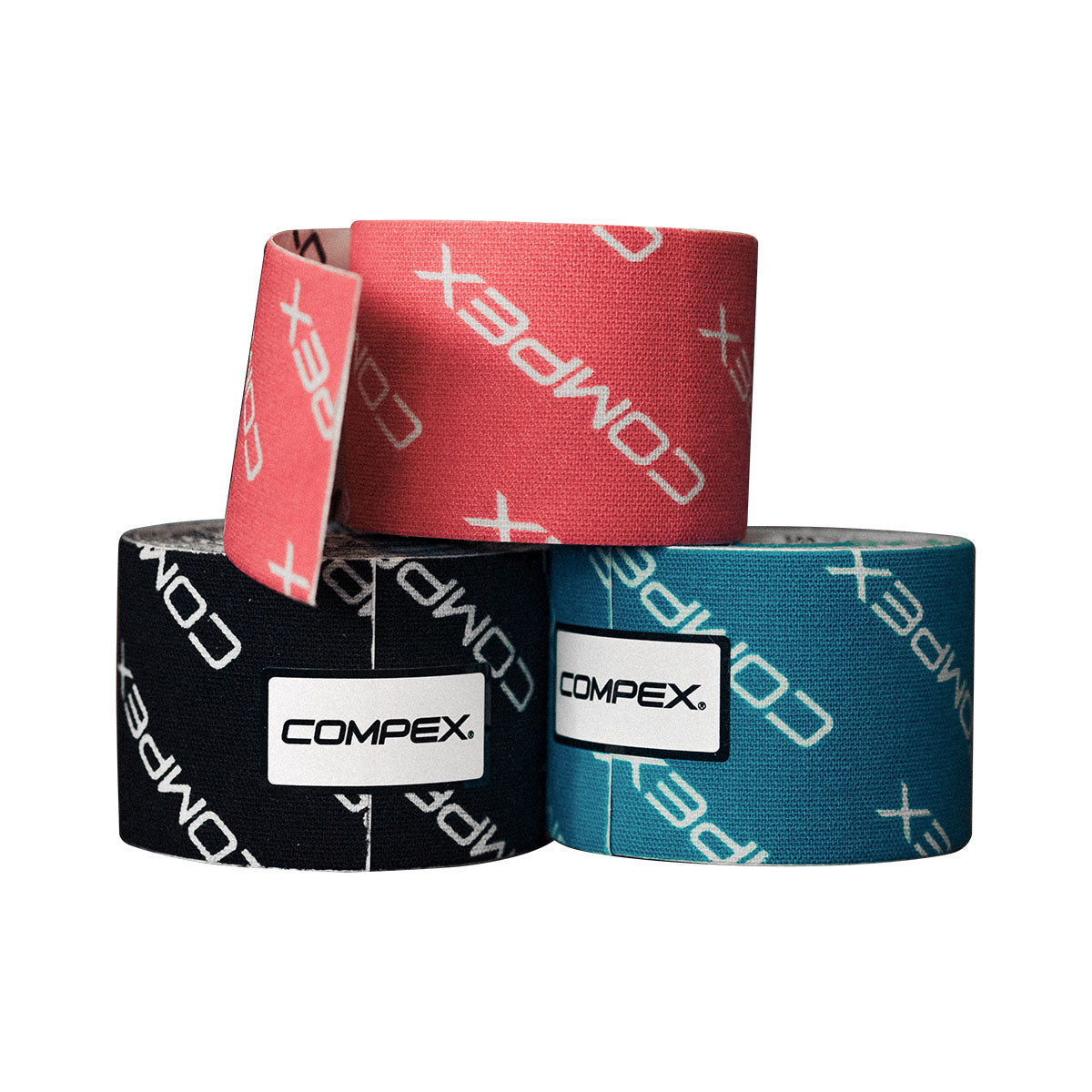 Compex Sport Tape - Premium Athletic Kinesiology Tape for Pain Relief & Muscle Support - Ideal for Running, Gym, Sports & Injury Recovery