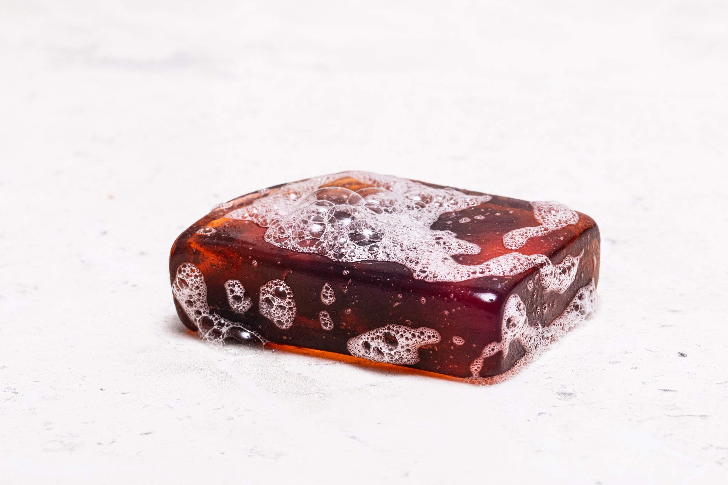 SABUN CO. Rose Oil Soap - 100% Natural Handmade Glycerin Soap with Rose Essential Oil & Petals - pH Balanced Moisturizing Bar for Sensitive Skin & Face Care (4.23oz/120g) - Perfect for Daily Cleansing, Spa Treatments & Gift Giving